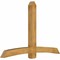 Ekena Millwork Bellingham Rough Sawn Timber Gable Bracket, Western Red Cedar, 84"W x 56"H x 6"D x 6"F, 16/12 Pitch GBW084X56X0606BEL00RWR - alternate 4